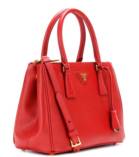 prada red saffiano bag